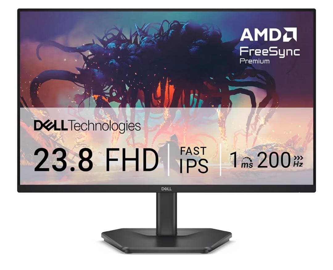 ゲーミングモニター Dell SE2425HG 23.8インチ＋スピーカー