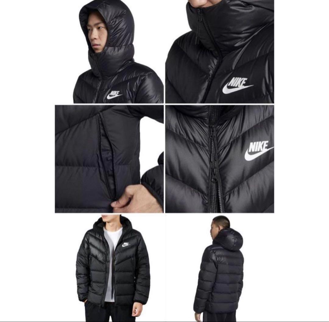 ナイキ Nike ダウンジャケット　ブラック　黒　メンズ　S