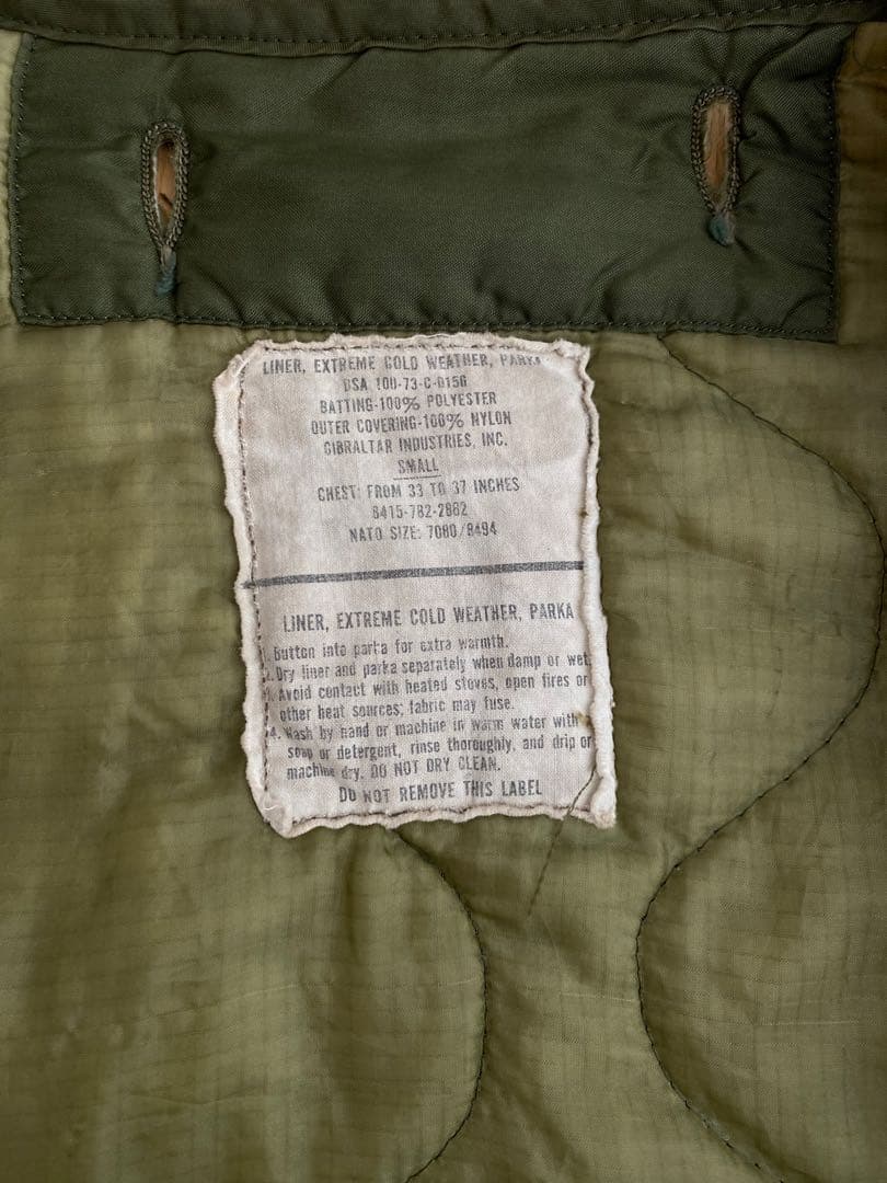 70's US.ARMY M-65 フィッシュテールパーカー