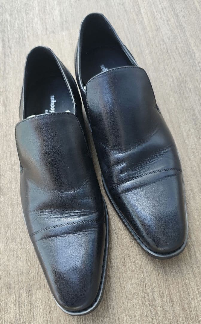 【テリ王さま専用】（1回のみ使用）【栃木レザー】黒革靴