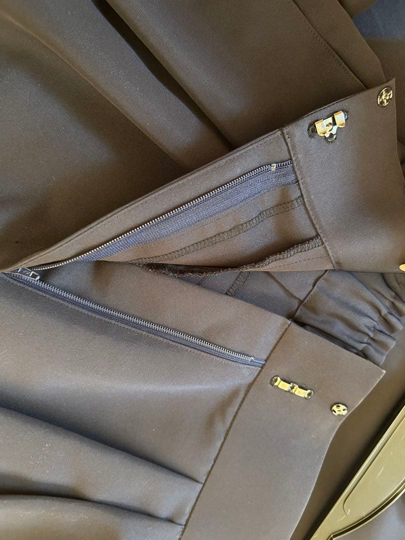 マーロンエノンフィ ネイビー ガウチョパンツ 36