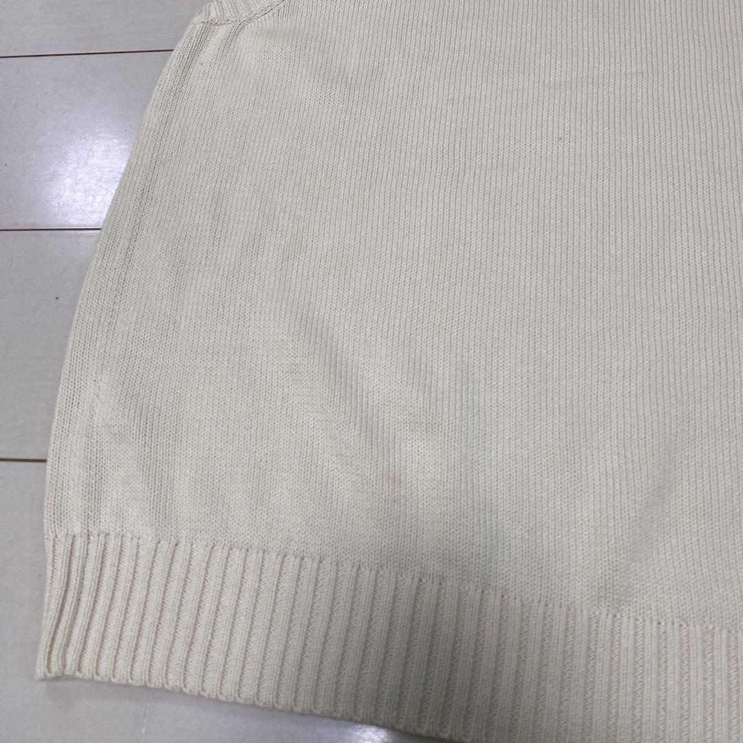 美品　ポロラルフローレン　ビームス別注　ニットベスト　コットン　ポニー刺繍　ＸＬ