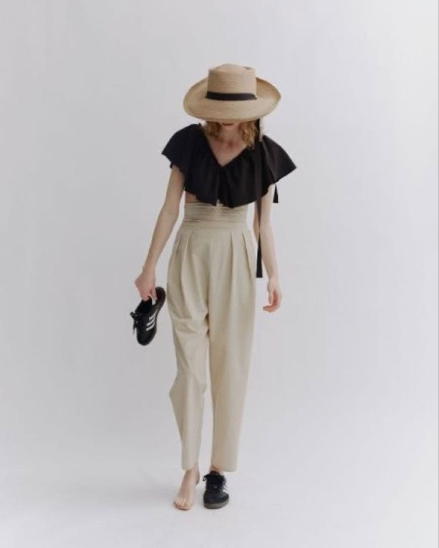 【美品】HIAND ハイアンド Blade pork Hat ハット 麦わら帽子