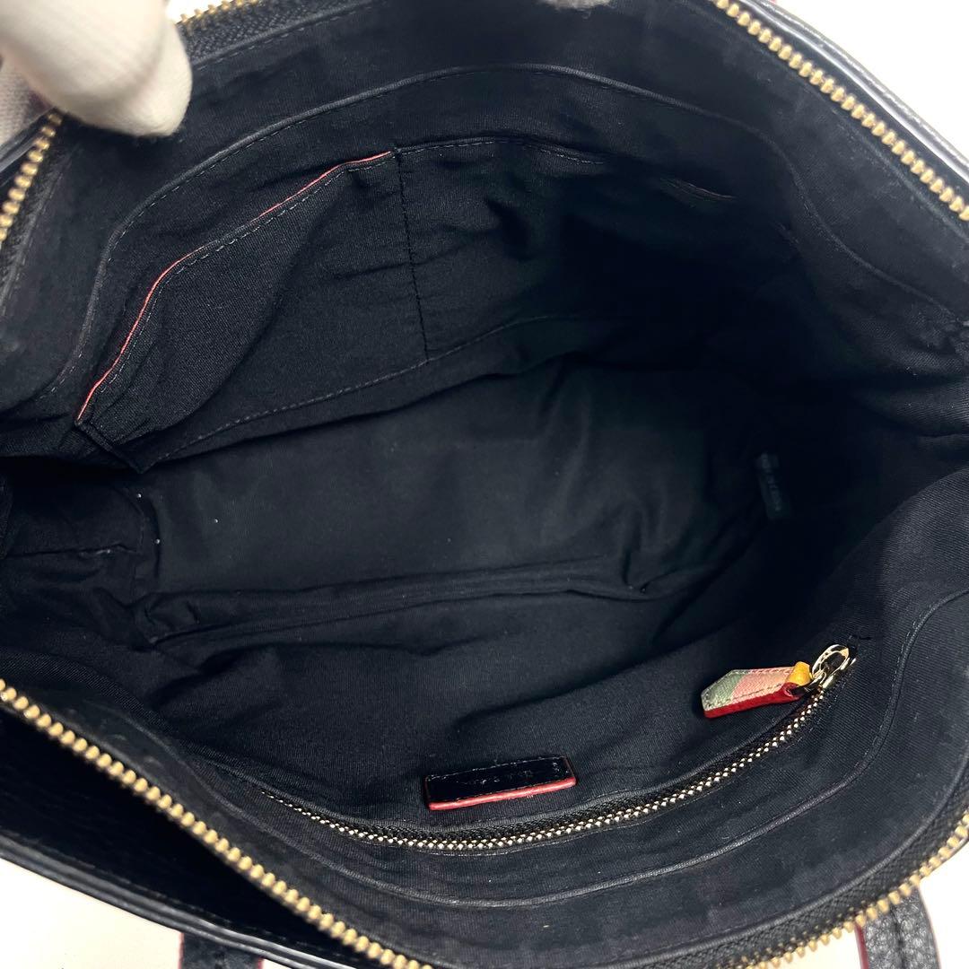 ポールスミス　ショルダーバッグ　2way ハンドバッグ　マルチストライプ　ロゴ