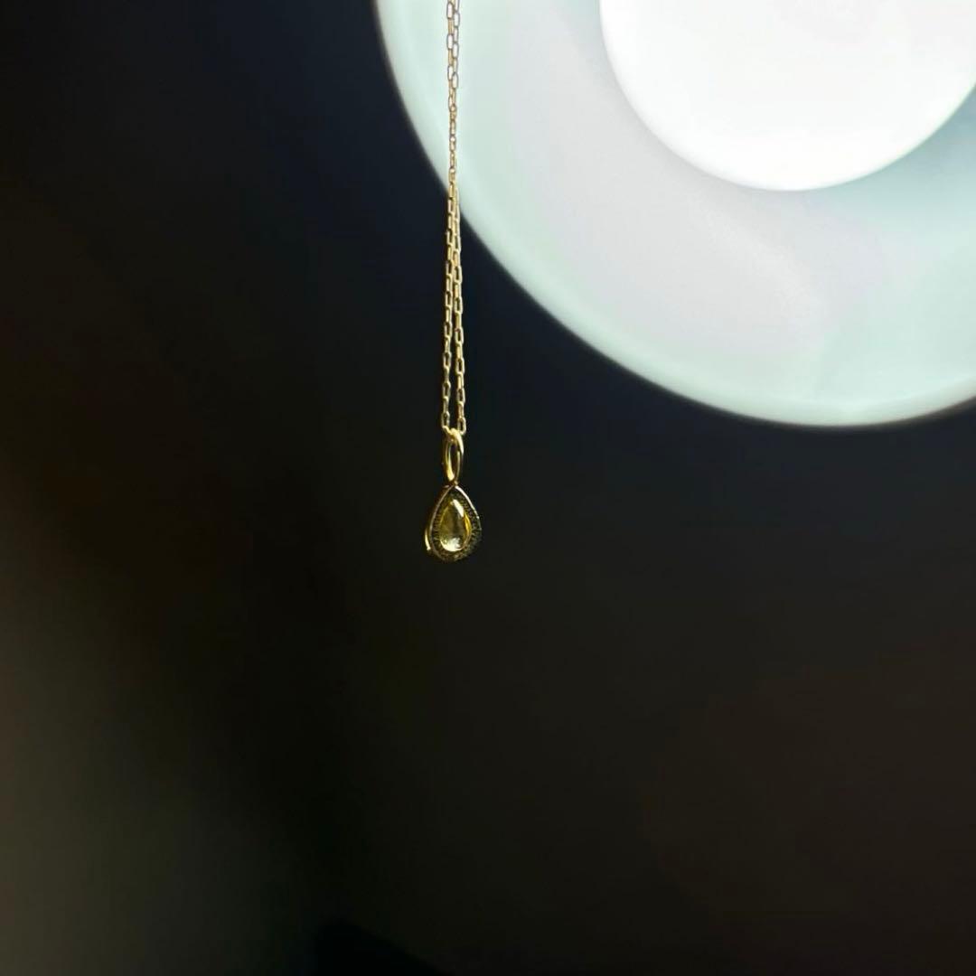 【ご購入者決定】Hariqua イエローダンビュライト 0.63ct チャーム