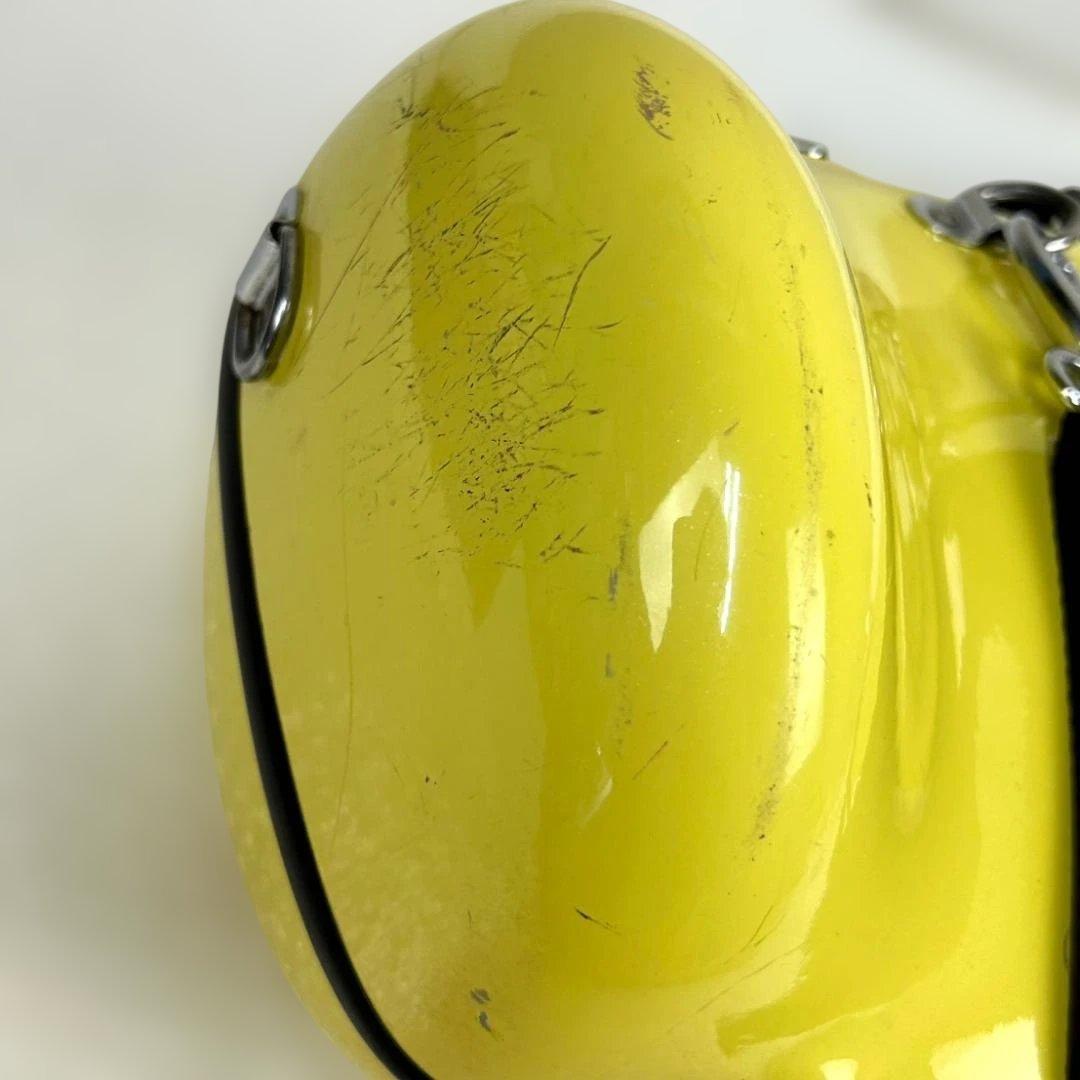 CCシャイニーケース　トランペットケース　イエロー　ストラップ付き　キズ有り