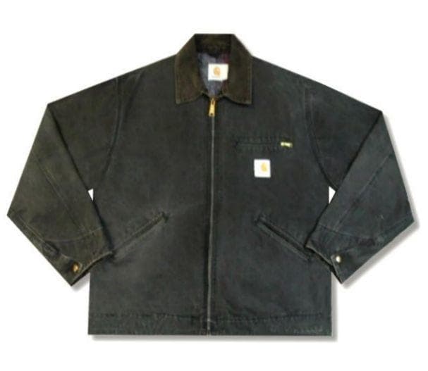 80'S　Carhartt　デトロイトジャケット　USA製　ブラックダック　Ｌ