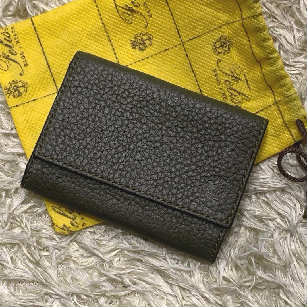 未使用級✨Briefing Felisi 名刺入れ ダブルネーム コラボ カーキ