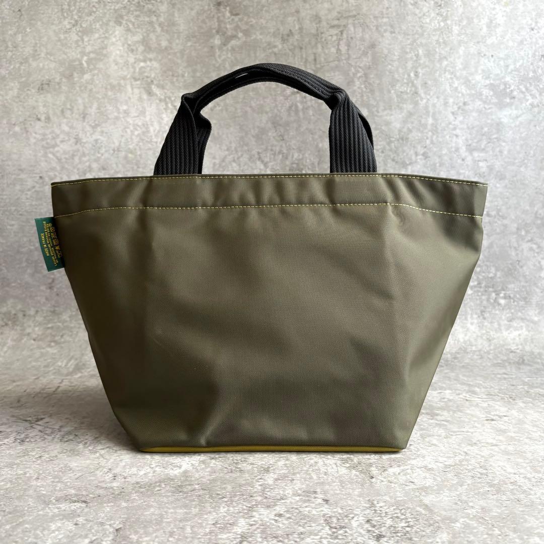 【マヤコバ様】エルベシャプリエ 舟型 トート ハンドバッグ 1027N カーキ