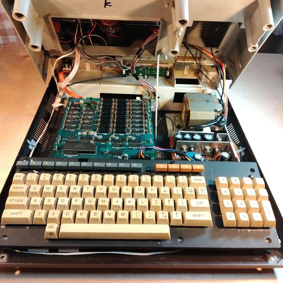 SHARP MZ-2000 BASICテープ 通電確認 詳細未チェック ジャンク