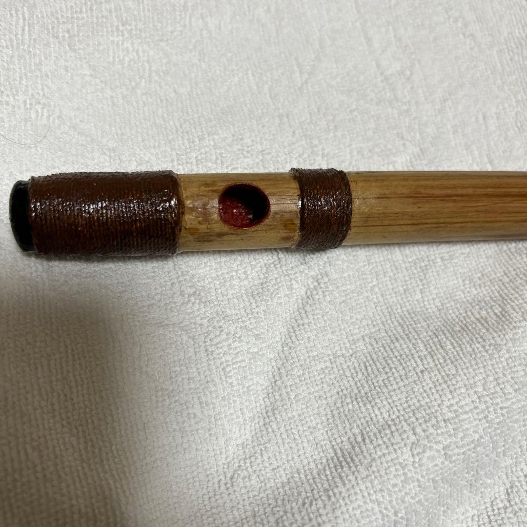 竹製 篠笛 7穴 四本調子（古典調、お囃子用）篠竹乾燥30年弱