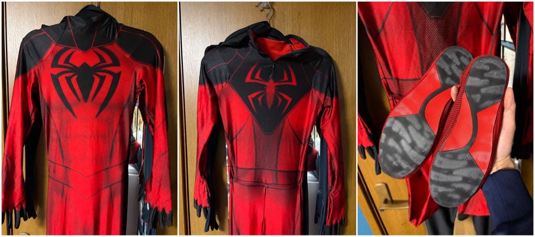 スパイダーマン コスプレ 7種セット シェルマスク付き