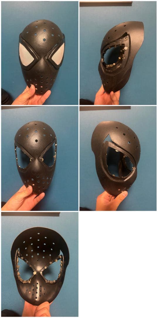 スパイダーマン コスプレ 7種セット シェルマスク付き