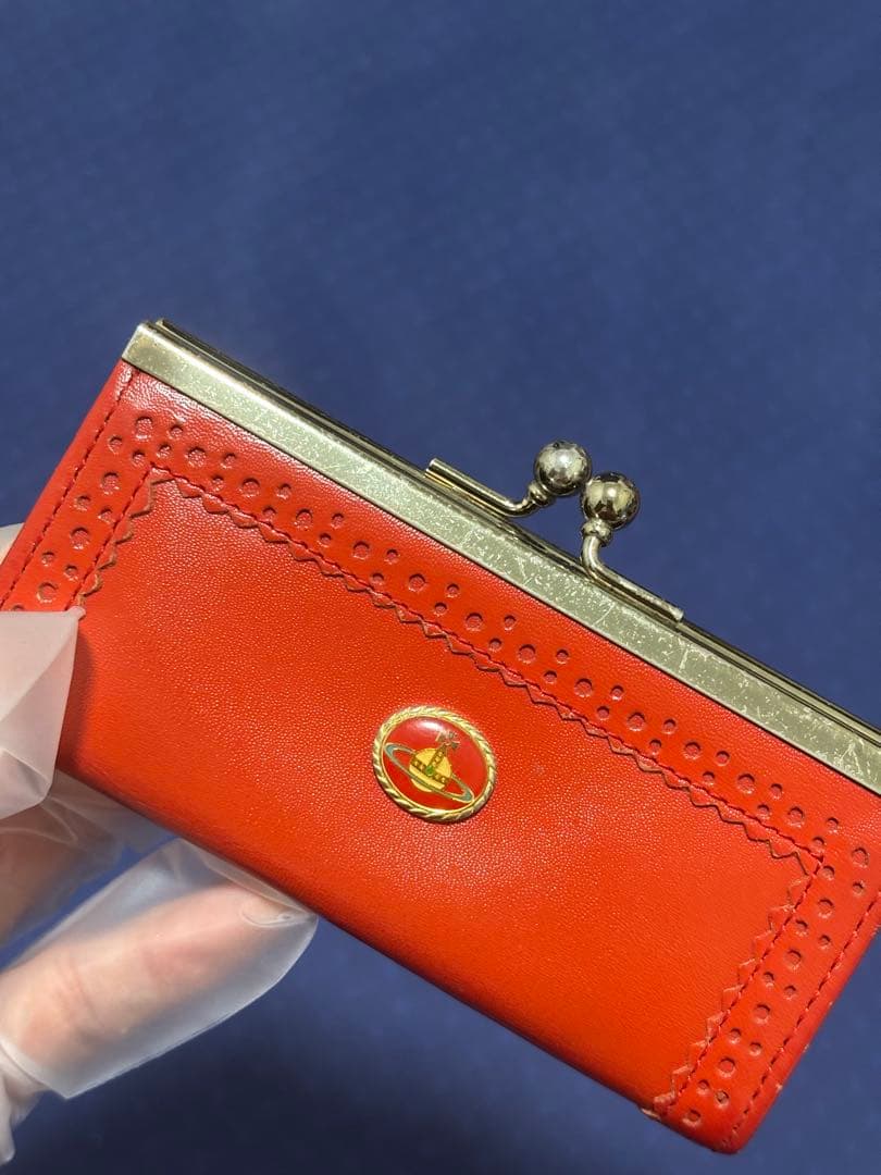 【希少】Vivienne Westwood ケース 赤エナメルボタン