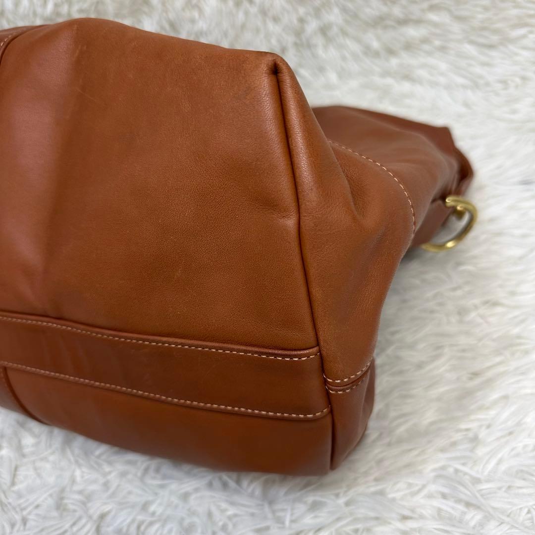 オールドコーチ COACH レザー ボストンバッグ 2way ブラウン