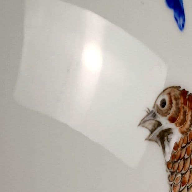 Y2293-78 深川製 金彩 花鳥図 飾壷 大型 高さ31.5㎝