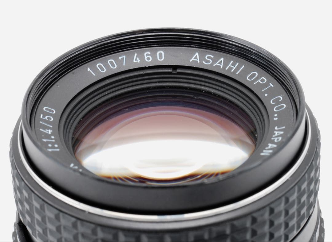 【黄変除去済】SMC PENTAX 50mm F1.4 Kマウント 明るい単焦点