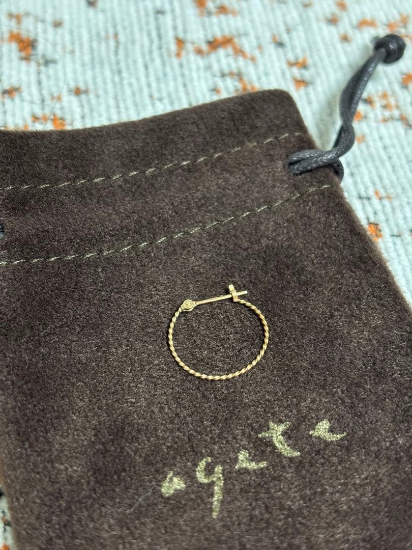 agate K10ツイストデザイン ピアス(片耳用) アガット