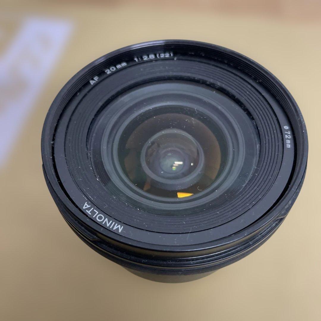 MINOLTA AF 20mm f/2.8 レンズ