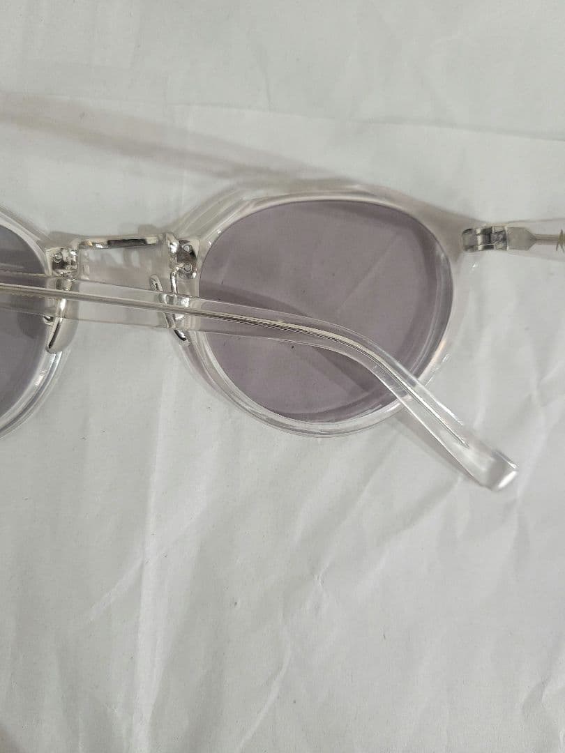 A.D.S.R. SATCHMO 03 クリア/シルバーフレーム グレーレンズ