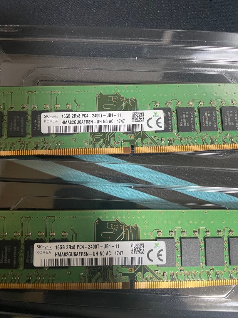 SK hynix 16GB DDR4 2400MT/s メモリー 2枚組