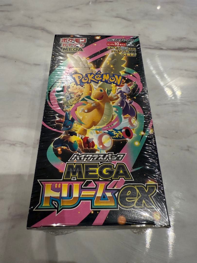 シュリンク付き　ポケモンカードMEGA ドリームEX