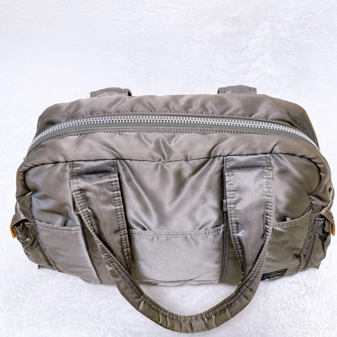 希少　PORTER　タンカー　ボストンバッグL　ダッフルバッグ　シルバーグレー