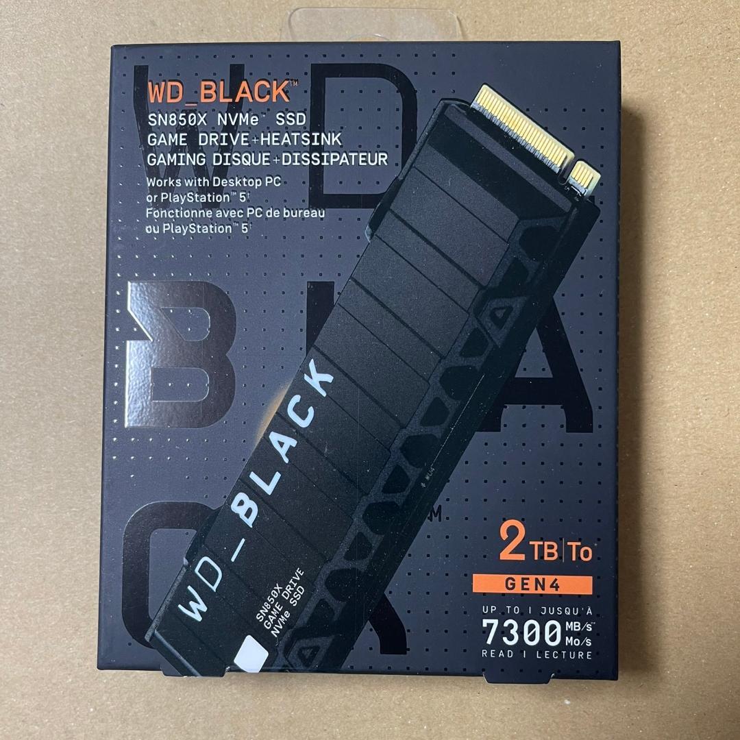 WD_BLACK SN850X(ヒートシンク付) WDS200T2XHE