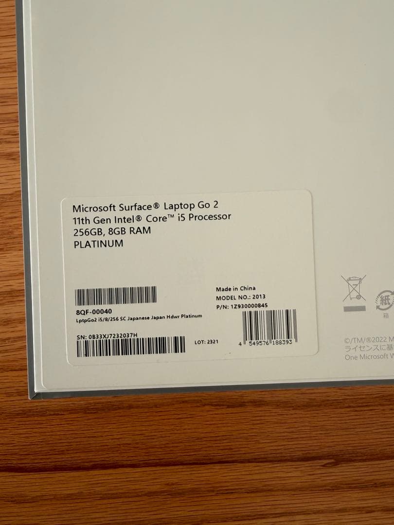 T*A様 マイクロソフト Surface Laptop Go 2