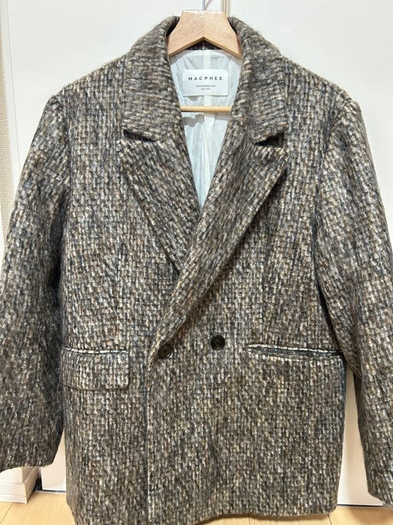 【TOMORROWLAND】MACPHEE美品 モヘヤミックスシャギージャケット