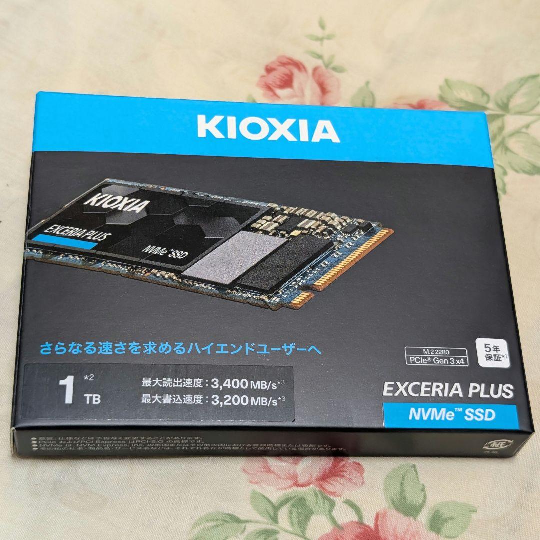 内蔵型SSD KIOKIA M.2 NVMe SSD 1TB EXCERIA PLUS