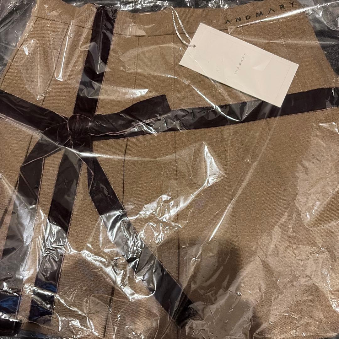 スカート S ANDMARY VALENTINE RIBBON MINI SKIRT