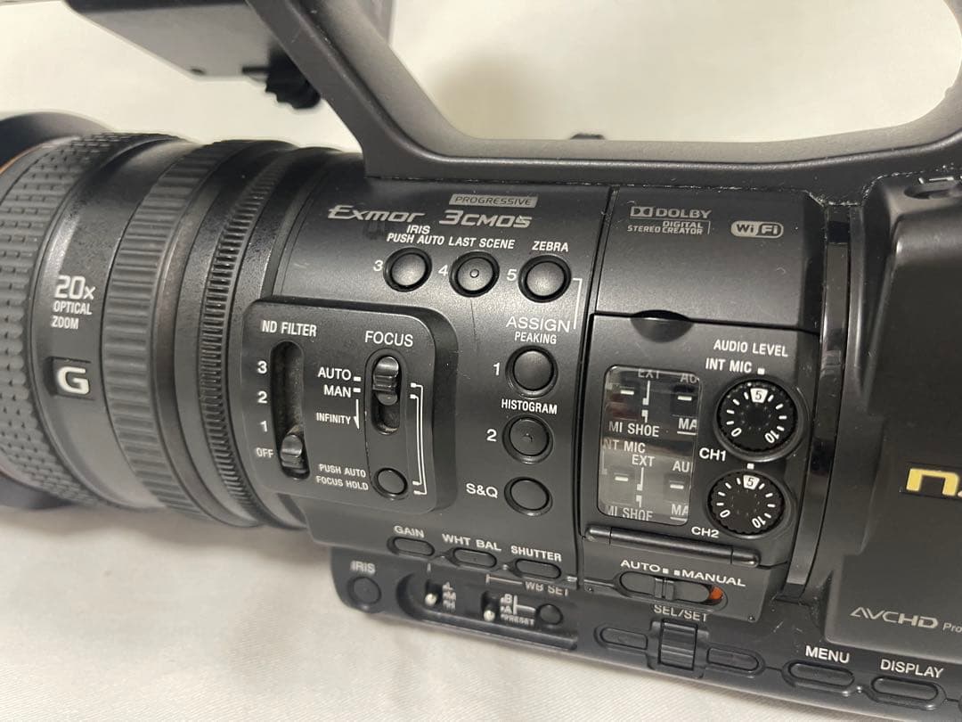 SONY NX5R 業務用ビデオカメラSONY ワイドコンバージョンレンズ 付き