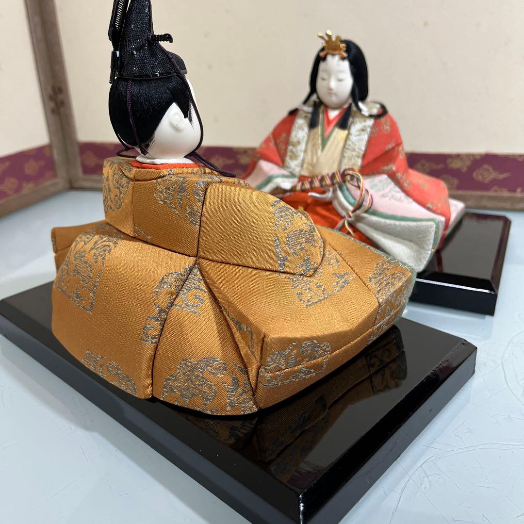 親王飾り　お雛様　木目込