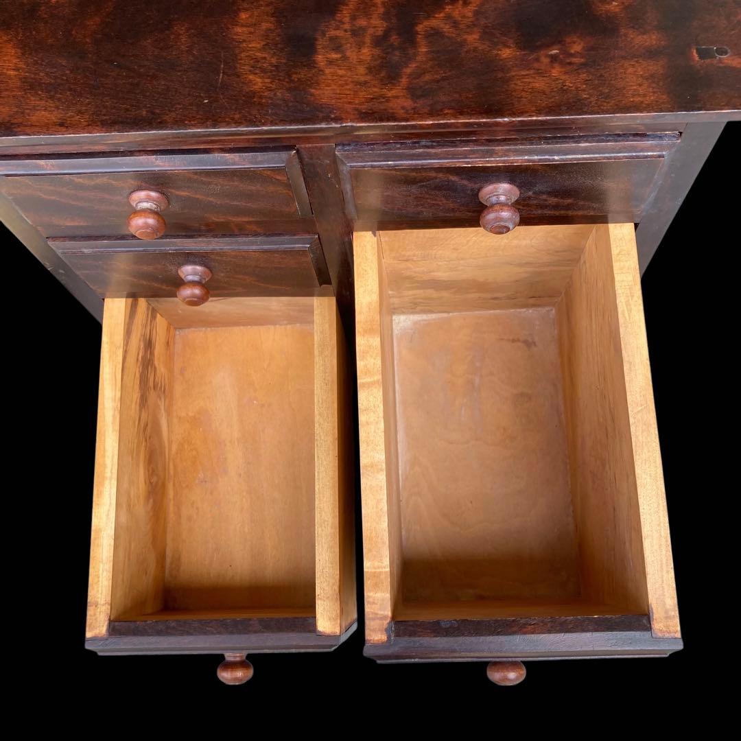 松本民芸家具 ミズメザクラ無垢 小箪笥 小引き出し 5杯 小物入れ 和モダン