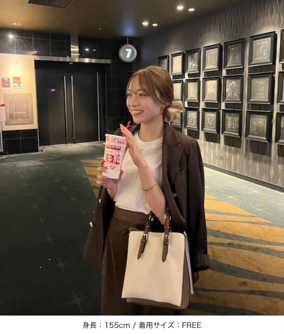 秋新作Andemiu定評のキンボタンジャケット 新色ダークブラウン