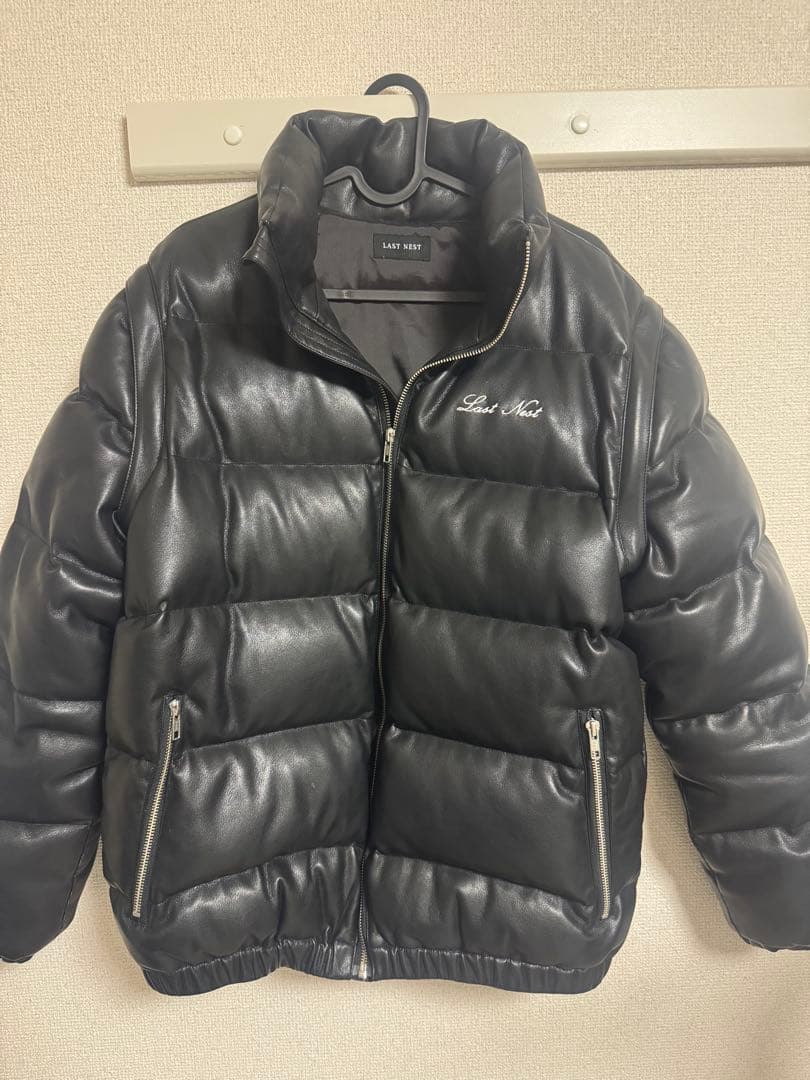 LAST NEST ブラック ダウンジャケット Mサイズ