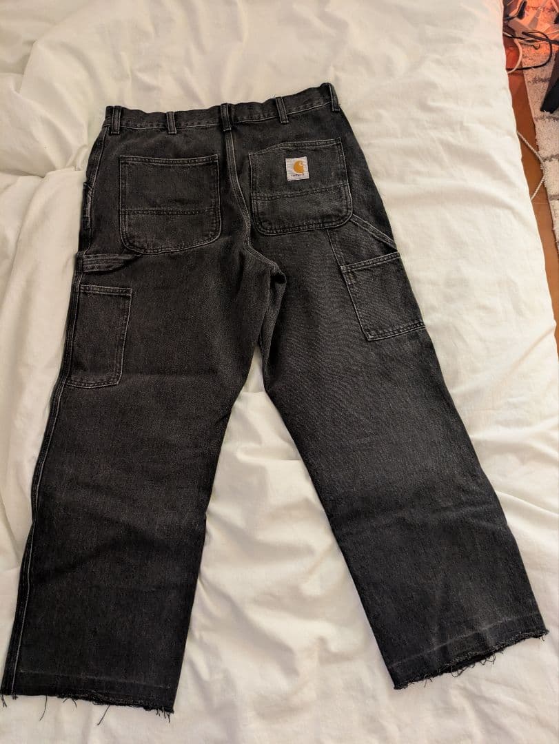 Carhartt ブラックデニム　ペインターパンツ