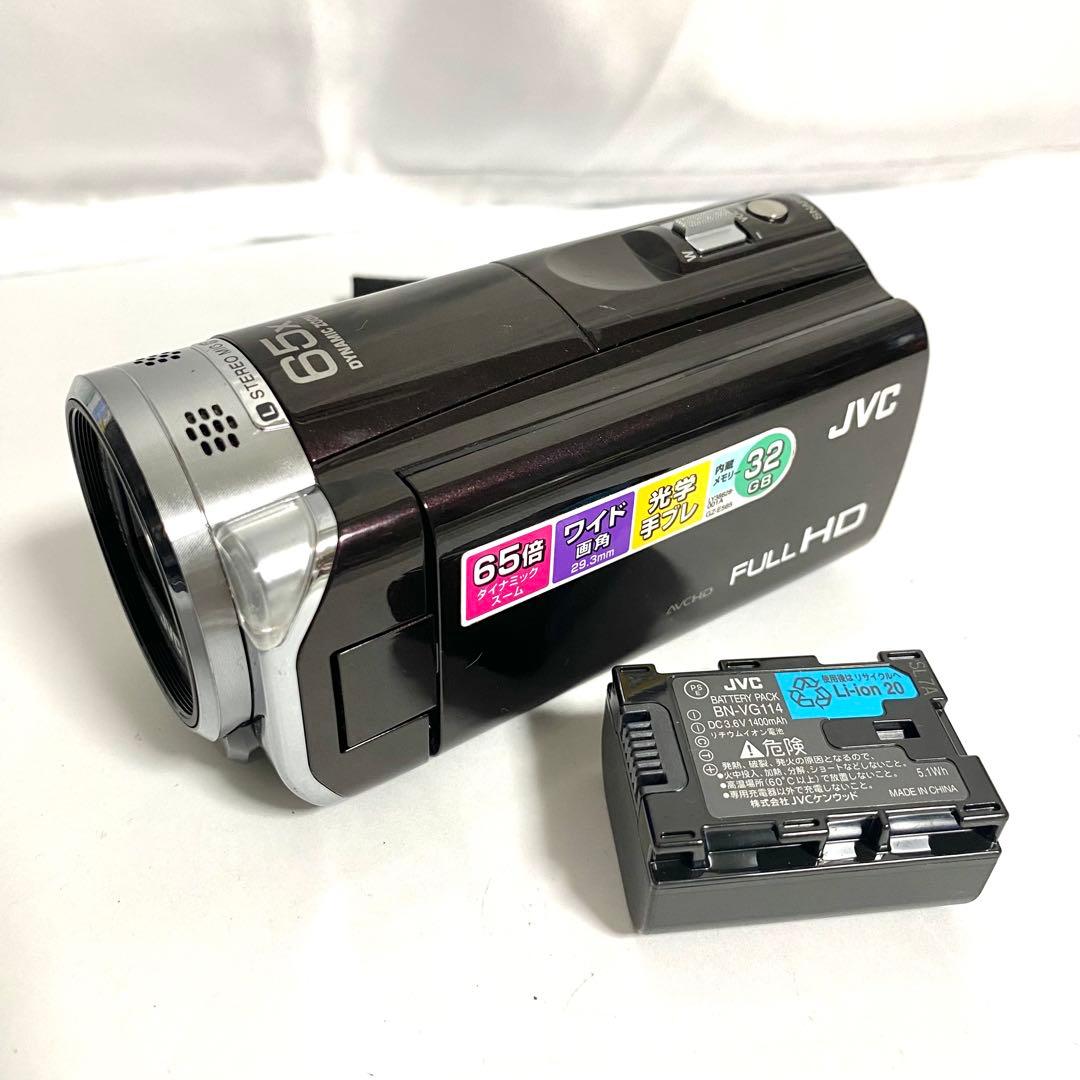 JVC Everio ビデオカメラ GZ-E565-T