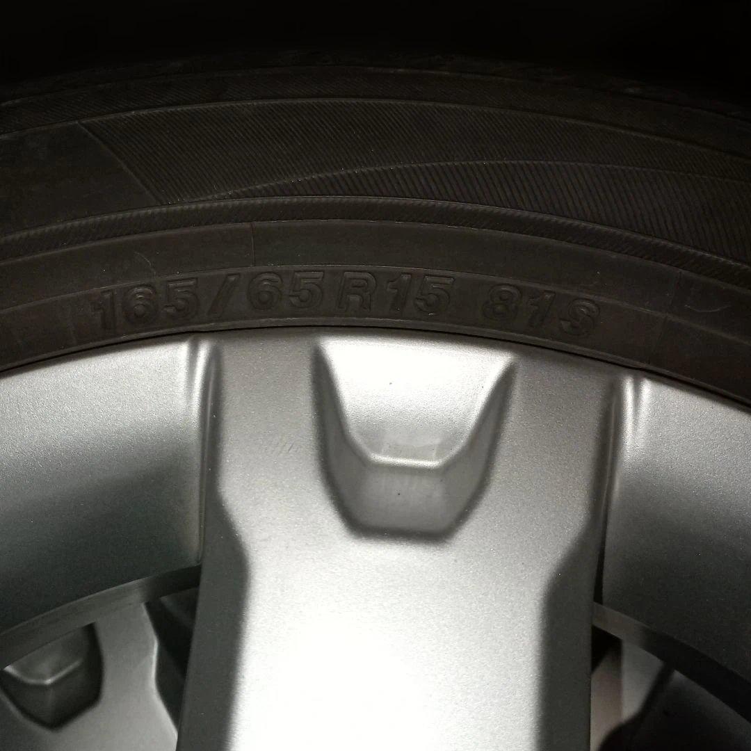 りょぴおさん用①タフト純正15インチ シルバー ホイール２本セット