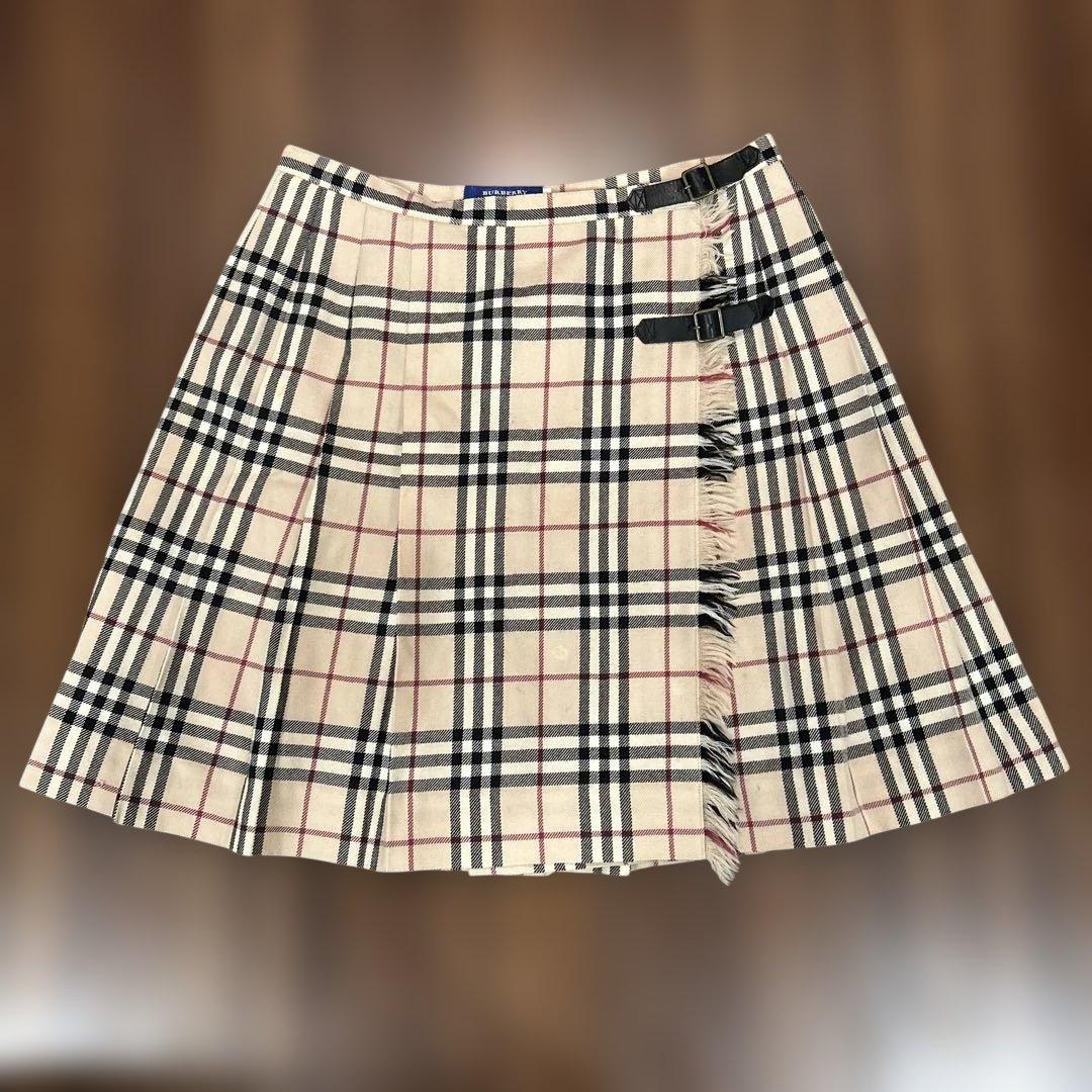 Burberry/BLUE LABEL 巻きスカート 36