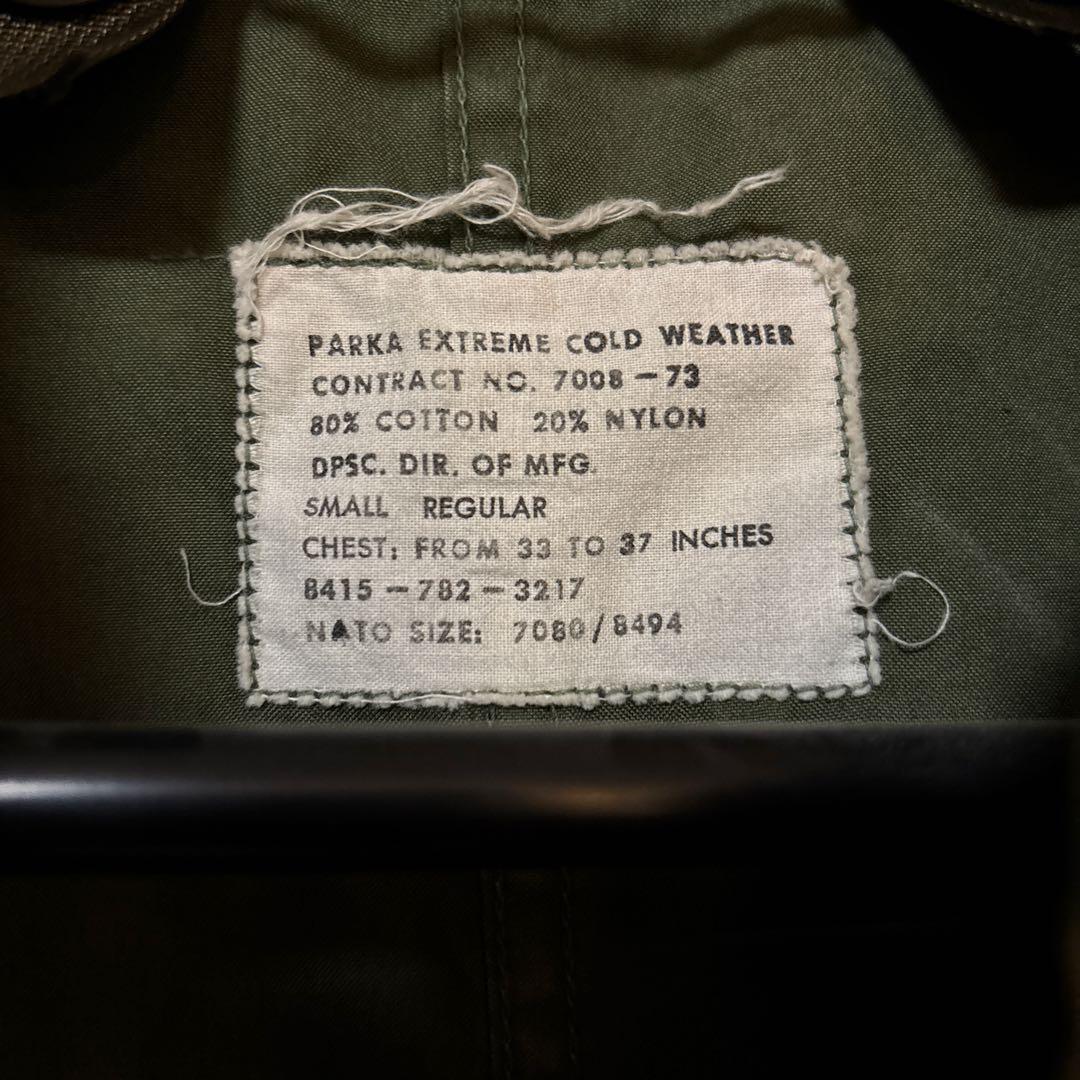 M-65 PARKA SMALL-REGULAR 73年
