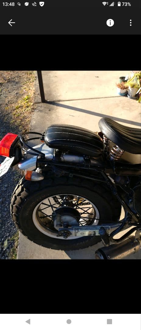 TW200 ノーマルフレーム用ボルトオンシート＆ピリオンシート＆ピーナッツタンク