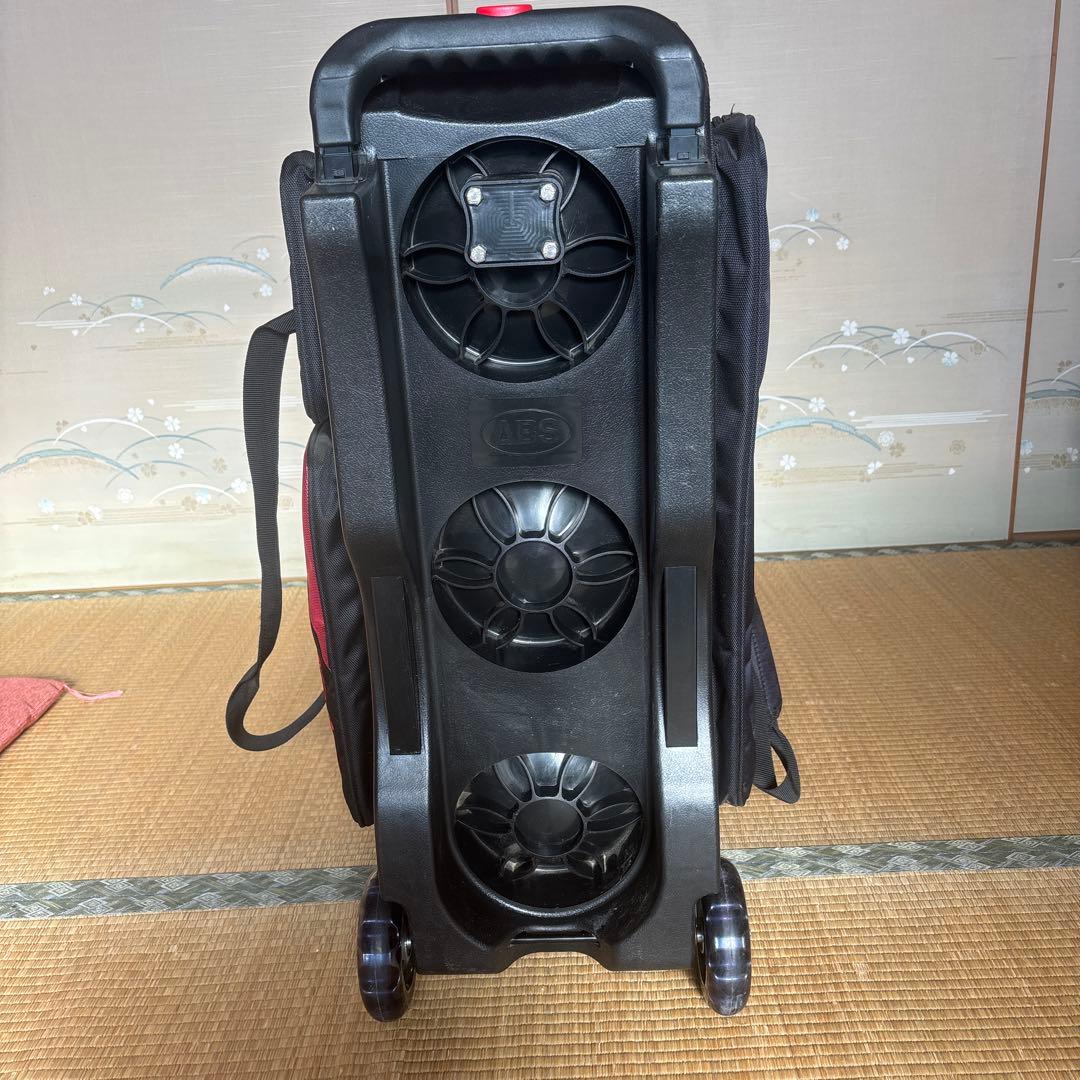 Pro Am ボウリング用バッグ 大型 黒/赤