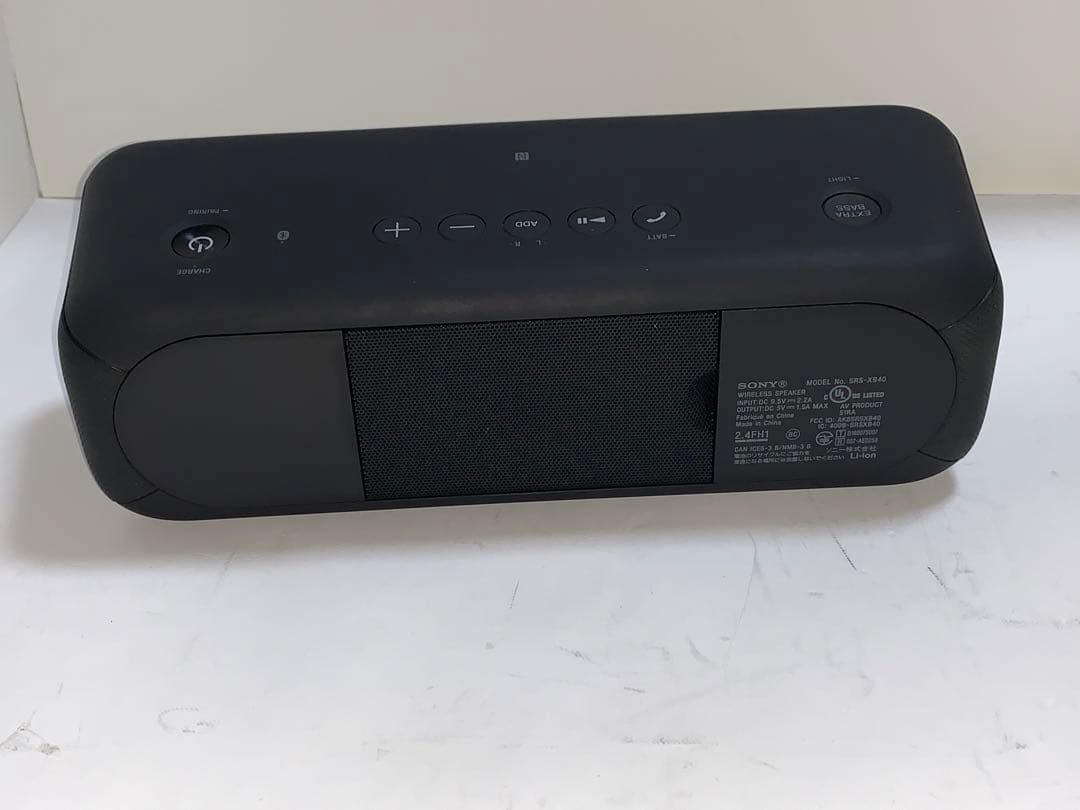 SONY SRS-XB40 EXTRA BASS 防水 ワイヤレススピーカー
