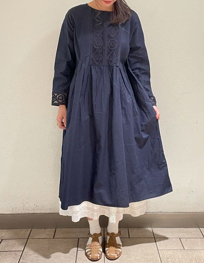 ツハルバイサマンサモスモス　ドイリーレースワンピース新品