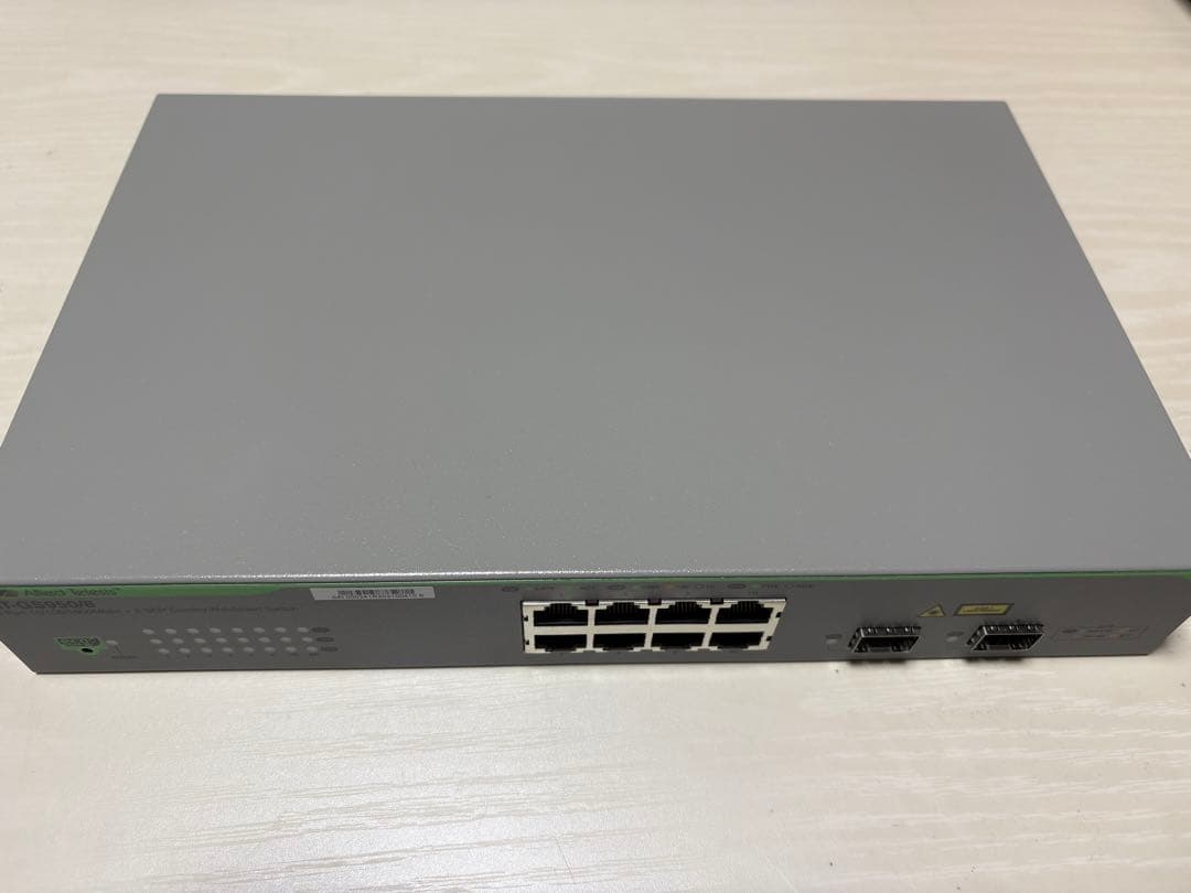 【未使用品】アライドテレシス AT-GS950/8 8ポートスイッチングハブ