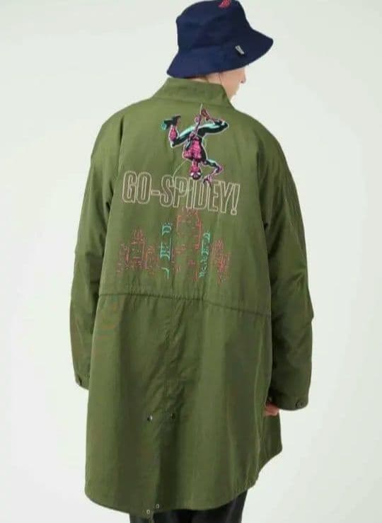 スパイダーマン スパイディ VS ヴィラン｜モッズコート 男女兼用XL 新品