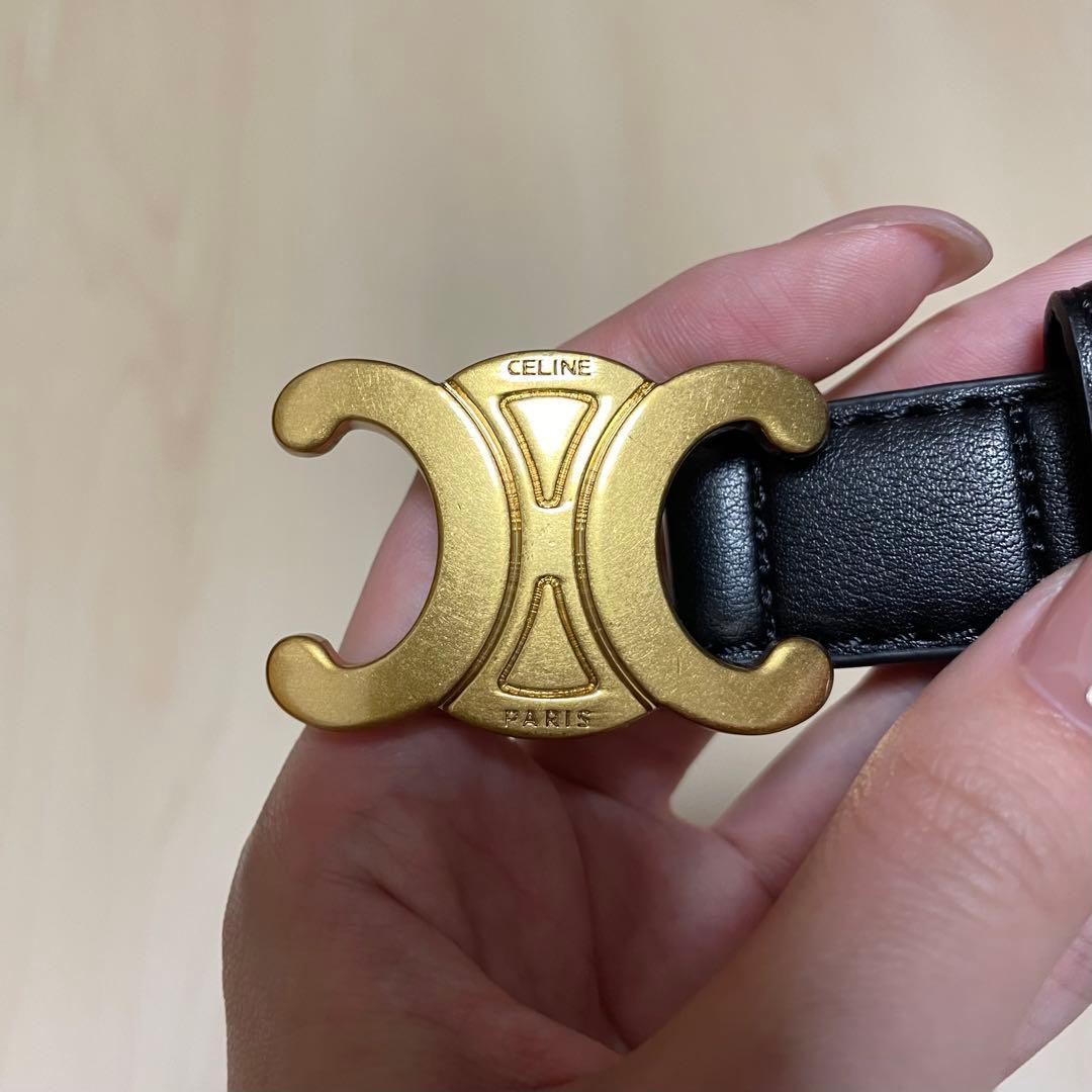 【当日発送◎】CELINE セリーヌ ミディアム 25MM トリオンフ ベルト
