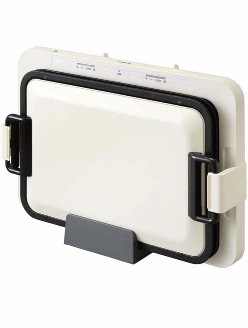 アイリスオーヤマ 左右温調ホットプレート2枚 WHP-022-W ホワイト